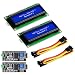 Produktbild GeeekPi 2-Pack I2C 1602 LCD-Anzeigemodul 16X2 Charakter Serial Blue Backlight LCD-Modul für Raspberry Pi Arduino STM32 Heimwerkerprojekt Nanopi BPI Tinker-Board Elektrische IoT
