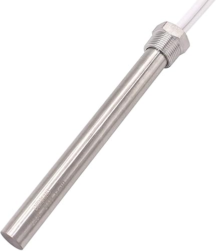 Miniatura 4 de DERNORD Calentador de cartucho de inmersión 120 V 500 W Hot Rod Elemento de calefacción de repuesto rosca de 12 pulgada (120 V 500 W)