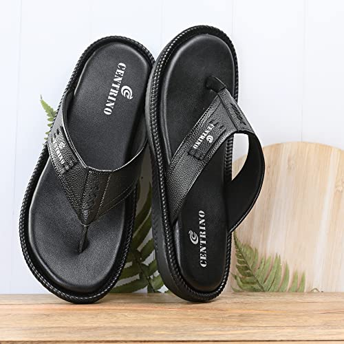 Image of Centrino Men's Flip-Flop Slippers | Luxurious Comfort for Every Step | Slip-On Ease, Stylish Design | Perfect for Beach Days, Poolside Lounging, and Casual Wear (8201)