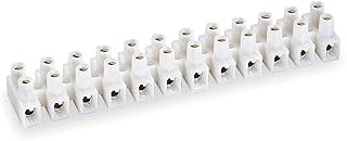 12-Pole Nylon 6/6 Barrier Strip, 35 A Amps, 300V AC