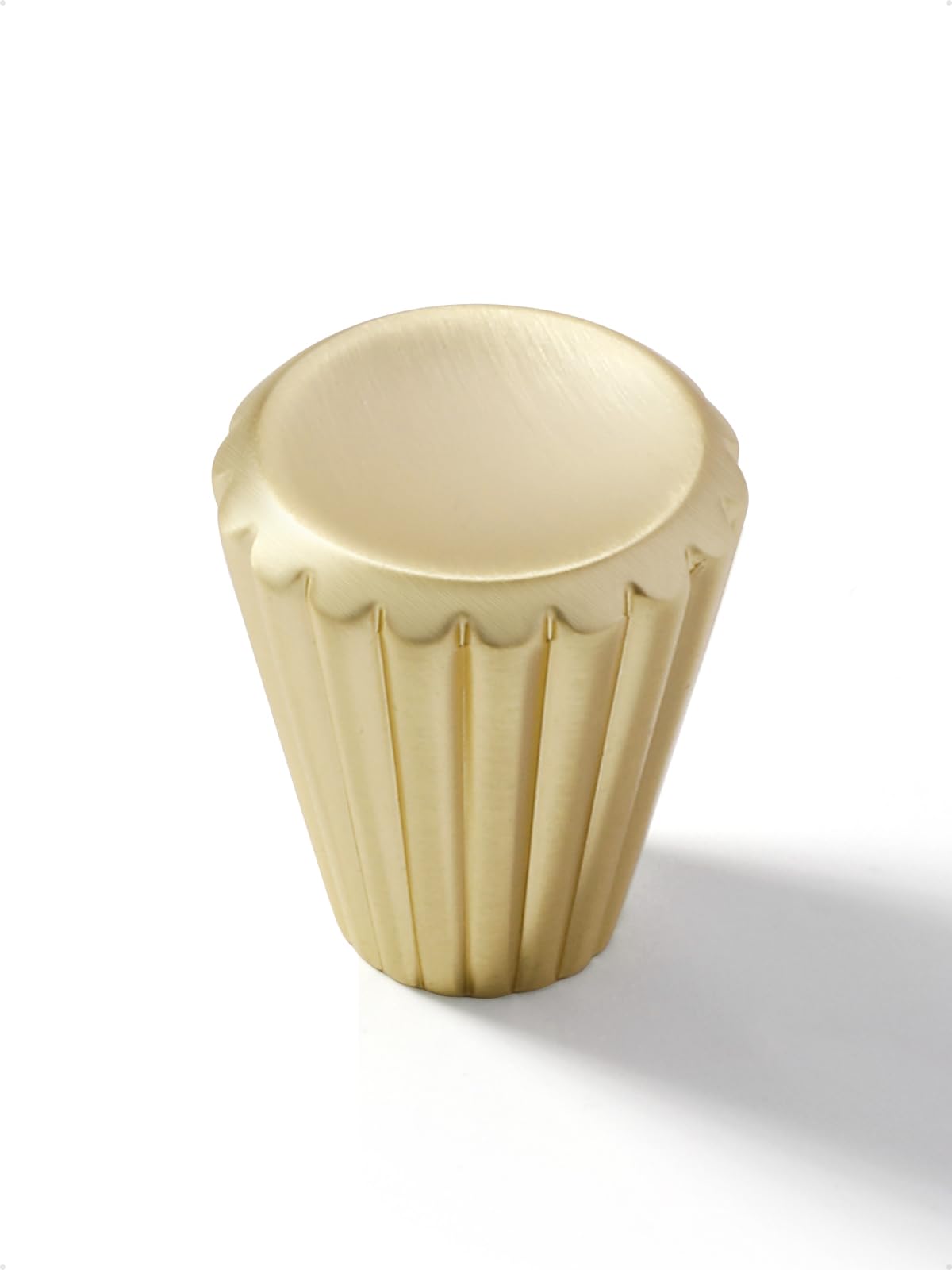 Boutons de placard dorés laiton brossé pour meuble de cuisine et tiroir