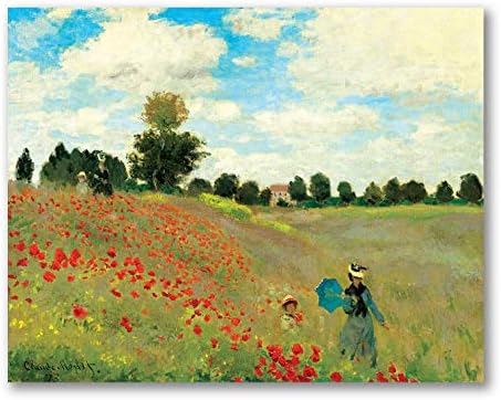 Tamatina Claud Monet Art Canvas Paintings | Les Coquelicots | Impressionism Art | Famous Art Paintings for Home décor|Size - 48X36 Inches.t40