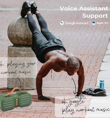 Image of ZEBRONICS Zeb-Sound Feast 50 Wireless Bluetooth 14W Rugged Finish Portable Speaker with Supporting Dual Drivers, Handy Strap, Mobile Holder, USB, SD Card, AUX, FM, TWS & Call Function. (Green)