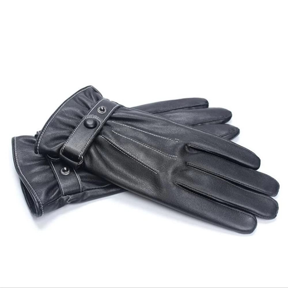 Glove Mens Warm Padded Thickening Gloves Touch Screen Driving Cycling Gloves