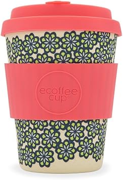 Ecoffee Cup Like, Totally! with Pink Silicone 12oz