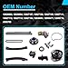 Timing Chain Kit with Water Pump for 2013-2017 Chevy Malibu Camaro Equinox, for Cadillac ATS CTS, for Buick Regal Envision GMC Terrain 2.0L 2.5L L4 DOHC LTD LTG LCV Engine OE Replacement Parts