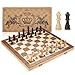ASNEY Upgraded Magnetic Chess Set, 15