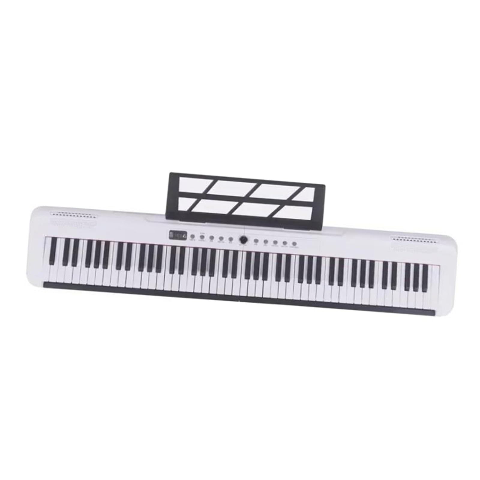 Tastiera Elettronica Professionale Organo Elettronico Professionale A 88 Tasti Pianoforte Elettronico Portatile Tastiera Musicale Per Principianti Adulti(White,Set2)
