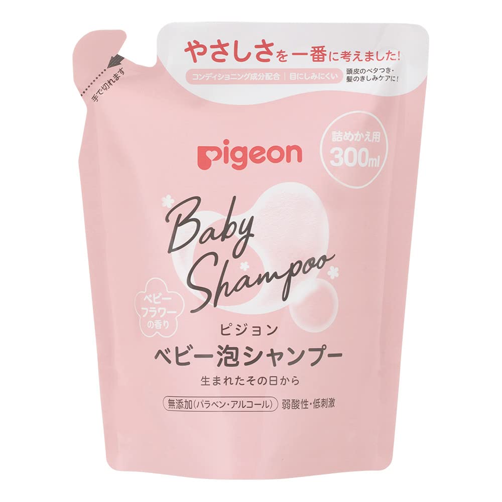 PIGEON ピジョン ベビー泡シャンプー ベビーフラワーの香り 詰めかえ用 300ml