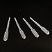 CosCosX 100 Pcs 0.2ml Disposable Essential Oil Pipettes Plastic Graduated Transfer Pipettes Dropping Pipettes Pasteur Pipettes Pipettors Liquid Dropper