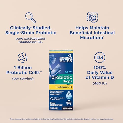 Mommy's Bliss Baby Probiotics Vitamin D Drops