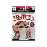 me & my BIG ideas laptopSTICKS Removable Laptop Stickers, Maryland Terrapins (Terps)