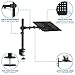 Mount-It! Laptop Desk Mount, Full Motion Laptop Arm with Vented Tray, Heavy-Duty Adjustable Notebook Extension Arm up to 17 Inch with C-Clamp and Grommet Base