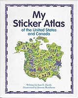 My sticker atlas of the United States and Canada B0006RN8CE Book Cover