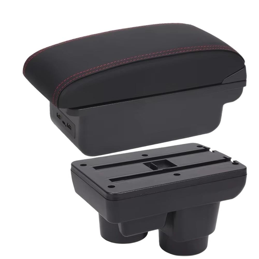 SXQPOCAR For Ford Fiesta 2011 Car Armrest Box Auto Center Console Storage Box Replacement Parts