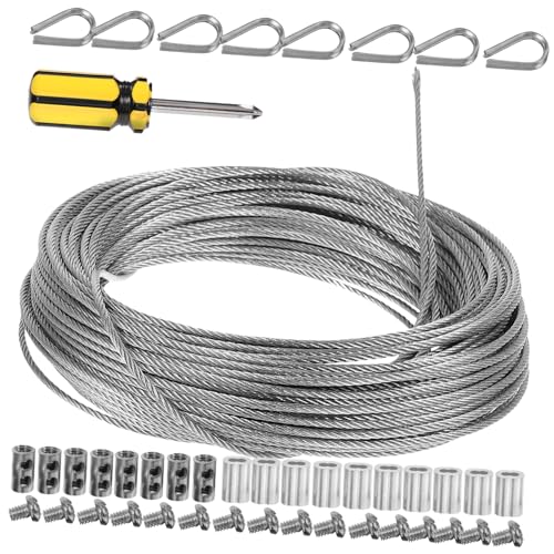 DOITOOL Guardacabos De Alambre Cable Inoxidable Kit De Barandilla Práctico y Atractivo