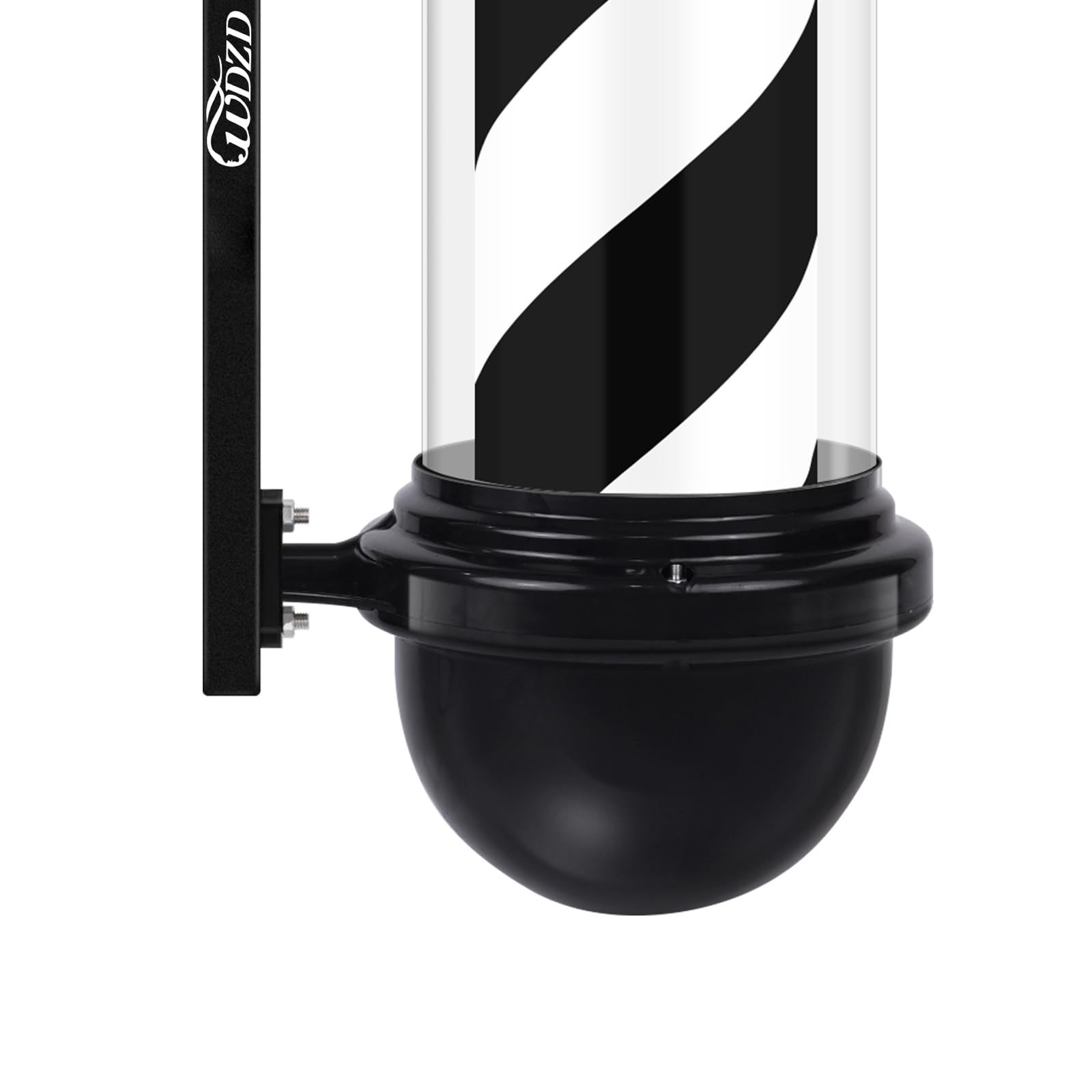 WDZD Mini 40 cm Negro Poste Barbero Barber Pole — view 5