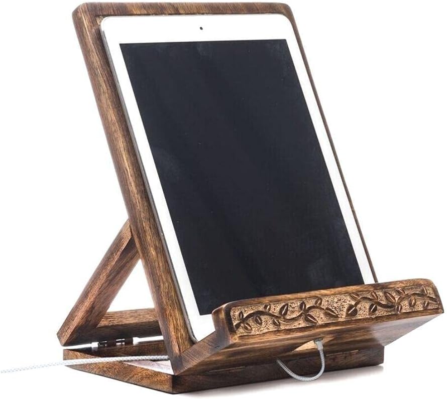 Christmas Gifts Wooden Cookbook Stand, Tree of Life Wood