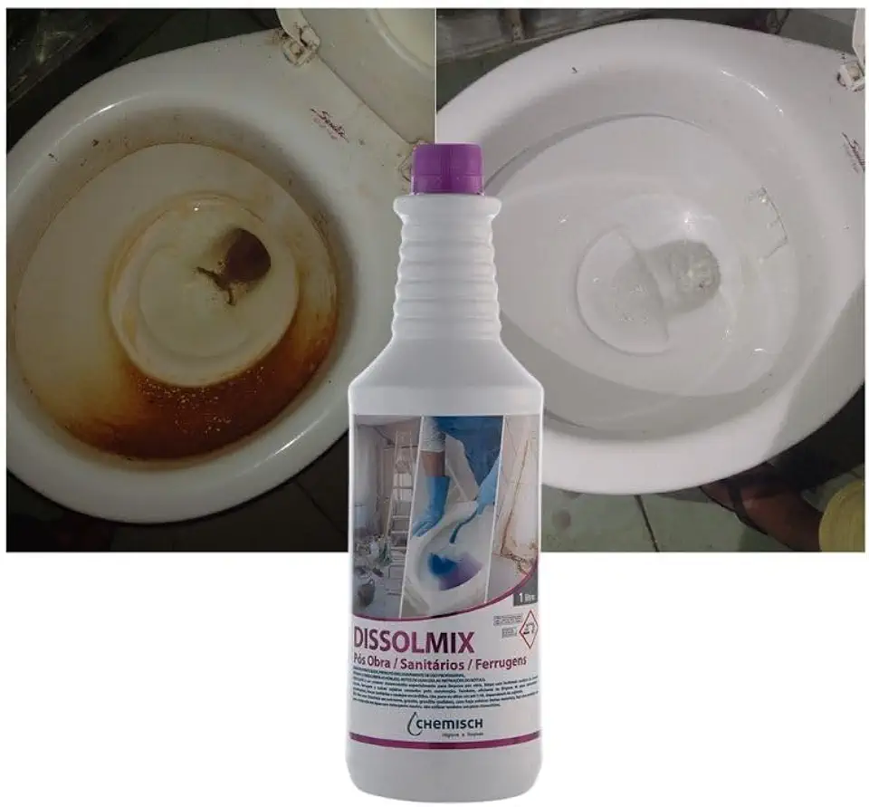 Renova Sanitários Limpa Vaso Encardido Dissolmix 1L