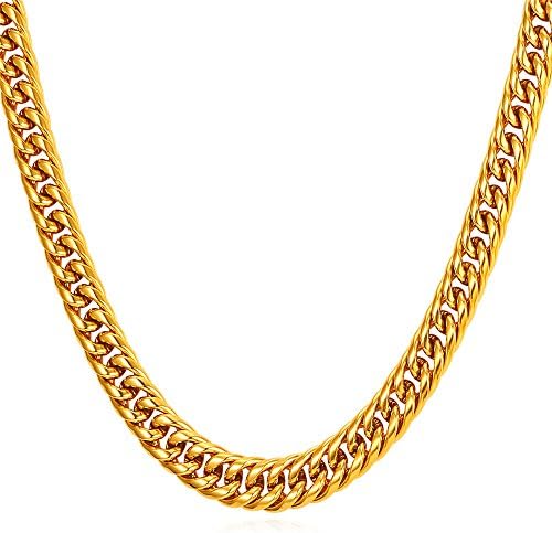 U7 Men 18K Gold Plated 9mm Big Franco 