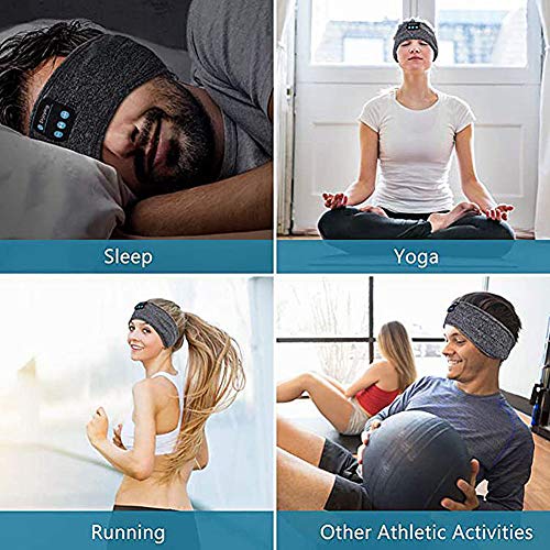 Cuffie per Dormire, Bluetooth 5.0 Sonno Cuffie Fascia Sportiva con Ultra Sottili HD Stereo Altoparlanti, Perfette per Sport,Laterali,Viaggi Aerei, Insonnia,Meditazione e Relax - Image 8