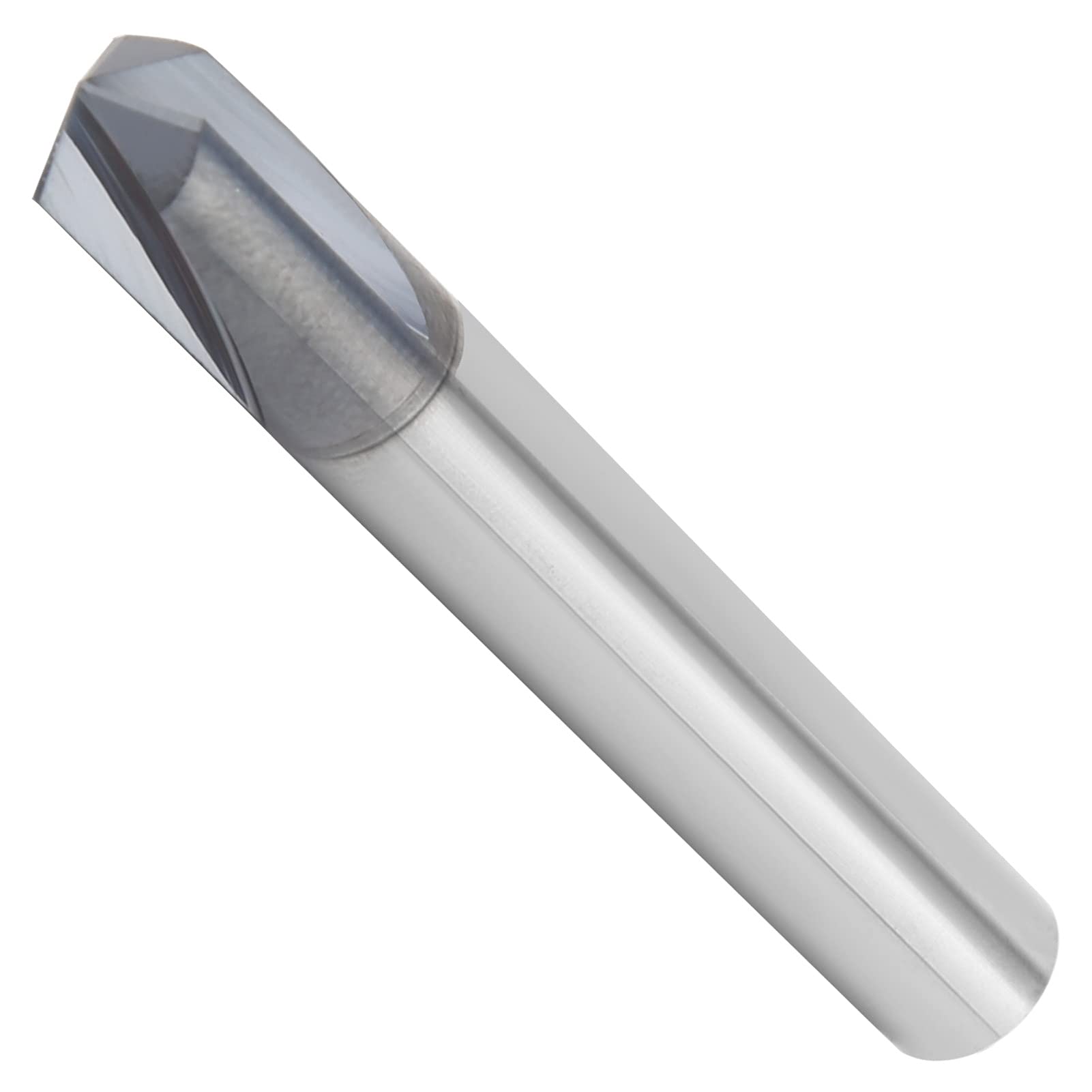 Ejoyous Wiertło z 3 Rowkami do Fazowania ze Stali Wolframowej Frez do Fazowania 120 Stopni 6 Stylów Jednoczęściowa Konstrukcja Frezowania CNC Grawerowanie Aluminium Użytkownicy Miedzi (D8*120°*60L)