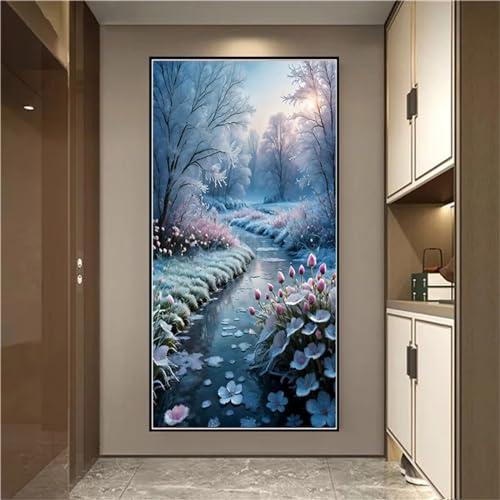 Peinture diamant 5D grand format pour s'apaiser et décorer un grand mur vide
