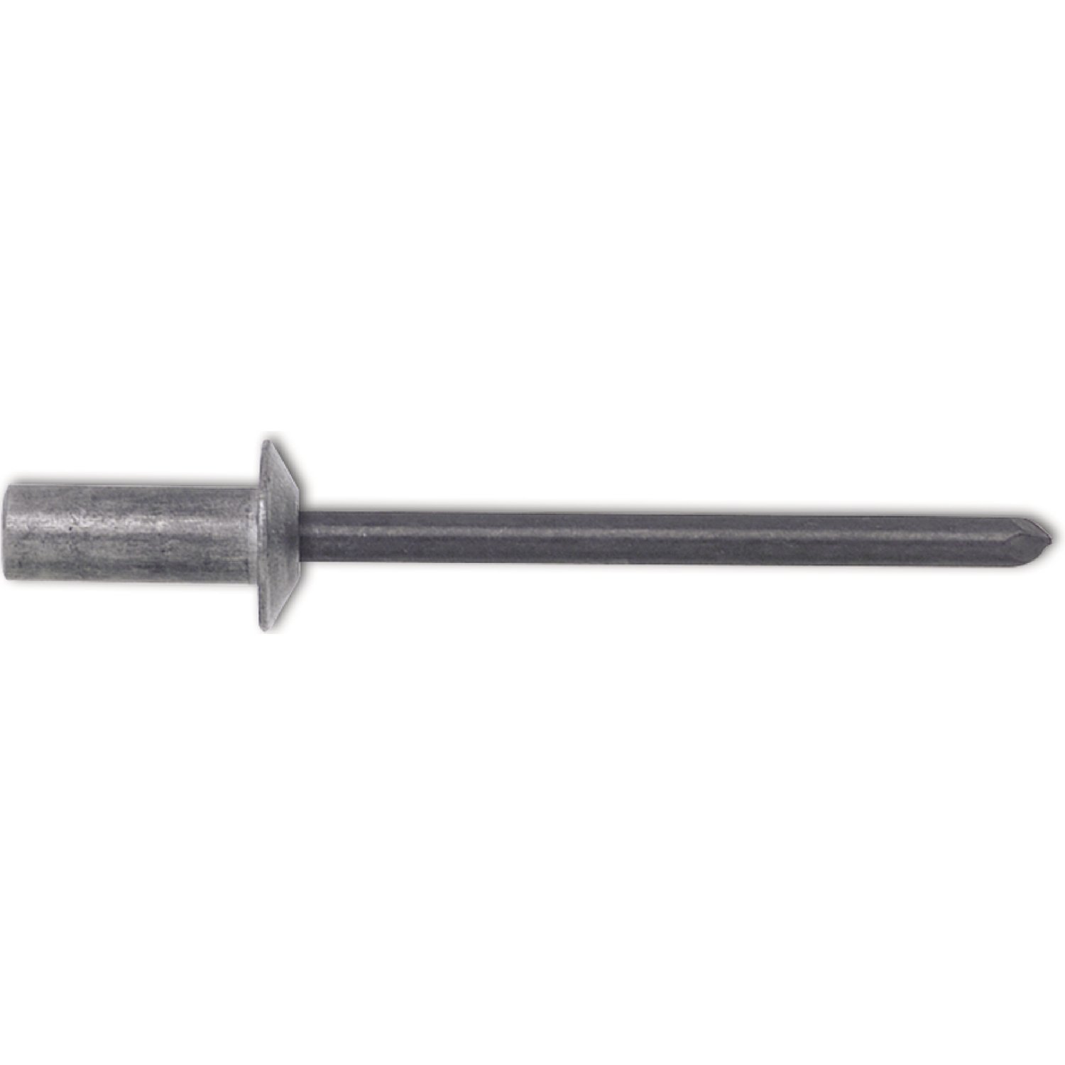 iso15973 étanche Rivet Plat 4,8 x 12,5 mm Aluminium avec mandrin acier tête ronde Lot de 500 104452241