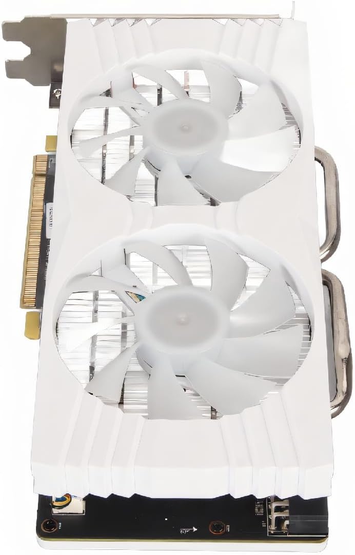 Graphics Card, RX 580 8GB 256 Bit GDDR5 Computer Graphics Card, Dual Fan Low Profile Graphic Card with HDMI, Support PCI Express 3.0 X 16, Ideal for Gaming Office Work
