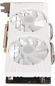 Jiawu Graphics Card, RX 580 8GB 256 Bit GDDR5 Computer Graphics Card, Dual Fan Low Profile Graphics Card with HDMI, Support PCI Express 3.0 x 16, Ideal for Gaming Office Work