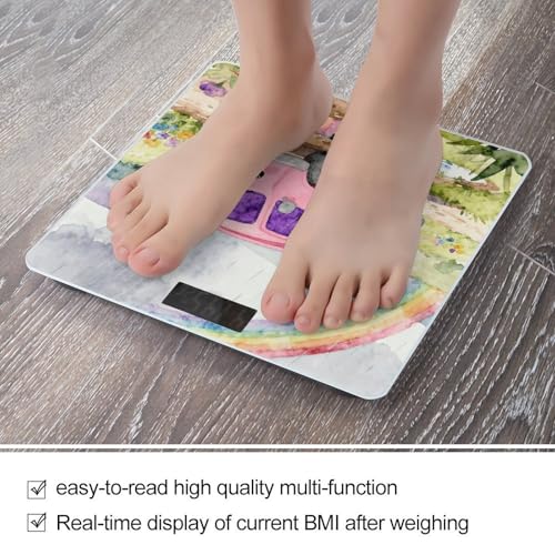 Balanza digital de baño con plataforma de vidrio templado miniatura 5