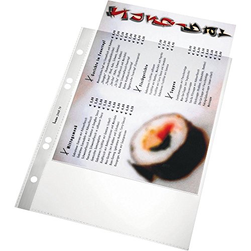 Preisvergleich Produktbild Bene 206870 Klarsichthüllen A5 glasklar Polypropylen 100my Inh.50