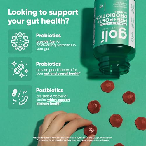 Goli Pre Pro Postbiotic Gummies