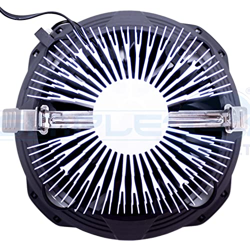 Ventilateur CPU résolvant les surchauffes PC avec son grand format 12 cm de 75W TDP bleu