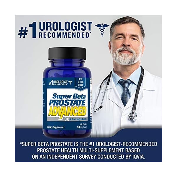 Super-Beta-Prostate-Advanced-Prostate-Supplement-for-Men--Reduce-Bathroom-Trips-Promote-Sleep-Support-Urinary-Health-Bladder-Emptying-Beta-Sitosterol-not-Saw-Palmetto-60-Caplets-1-Bottle Super Beta Prostate Advanced Prostate Supplement for Men – Reduce Bathroom Trips, Promote Sleep, Support Urinary Health & Bladder Emptying. Beta Sitosterol not Saw Palmetto. (60 Caplets, 1-Bottle)
