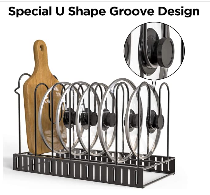 Buy GeekDigg Pots and Pan Organizer For or Countertop, 3 DIY