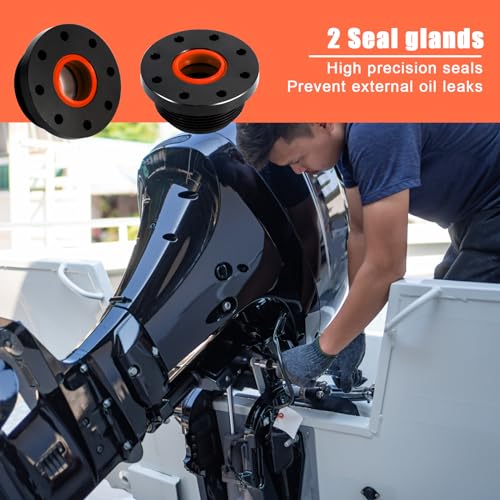Image of Seal Kit for Seastar HC5345, Front Mount Hydraulic Steering Cylinder Seal with Pin Wrench Hydraulic Steering Seal Kit for Seastar