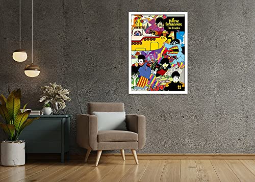 L’affiche du sous-marin jaune des Beatles | Imprimé sous-marin jaune | Impression encadrée ou non encadrée | A3 (42.0×29… - Les Beatles, Paul McCartney, John Lennon, RIngo Starr, George Harrison L'affiche du sous-marin jaune des Beatles | Imprimé sous-marin jaune | Impression encadrée ou non encadrée | A3 (42.0x29… – Image 6