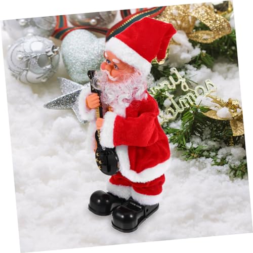 Abaodam Papai Noel Elétrico Brinquedos Musicais Kidcraft Playset Música Presente Mesa Decoração De C