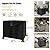 YUZ Fire Pit Table Cover Square 30 x 30 x 25 inch, 30 Square 600D Heavy Duty Waterproof Anti-UV Heavy Duty Patio Gas Firepit Furniture Table Covers with Air Vent and Handle Firepits 30x30