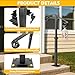 Handrails for Outdoor Steps, 1-2 Step Single Post Handrail, 38