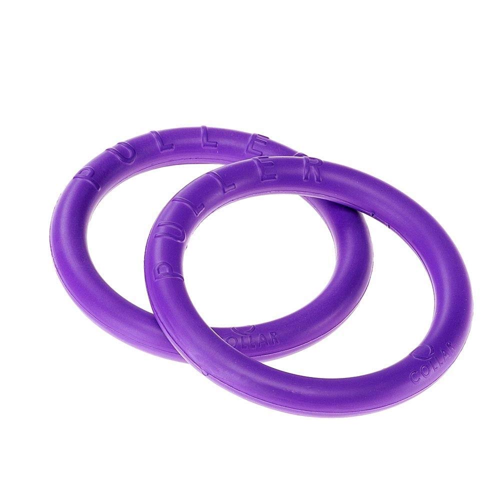 Ferplast Gioco Cane, Anello Addestramento Cani da Masticare, per Corsa, Salto, Tiro, Materiale Robusto Atossico, Galleggiante, PULLER MICRO, Giochi Cane Piccolo e Cuccioli, Set di 2 Anelli Fitness