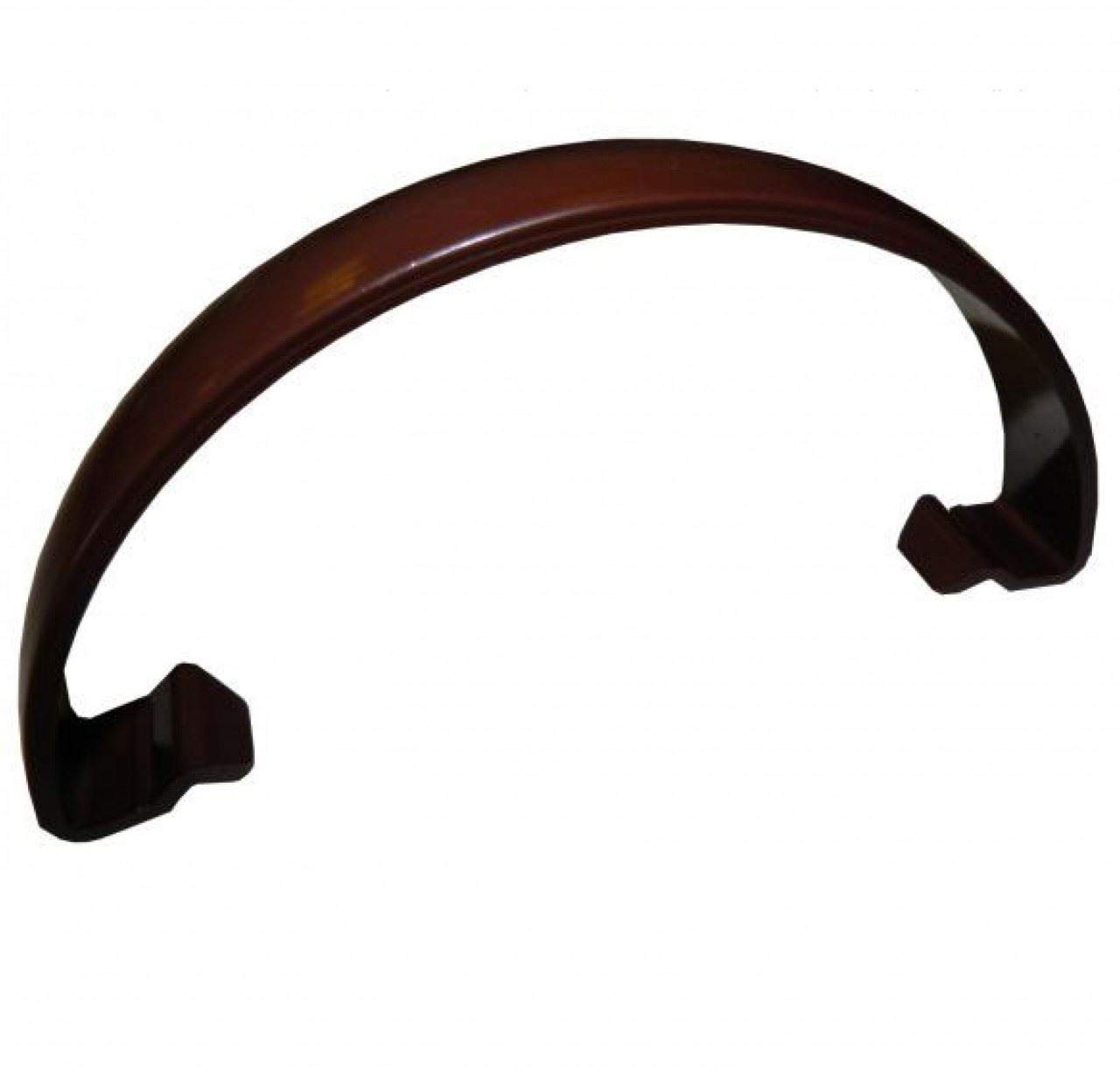 FLOPLAST 112mm Round Gutter Clip - Brown - Bag of 2