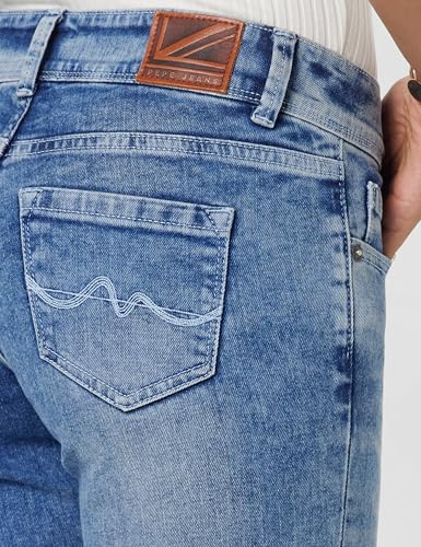 Image of Pepe Jeans Women's Mid Rise Slim Jeans