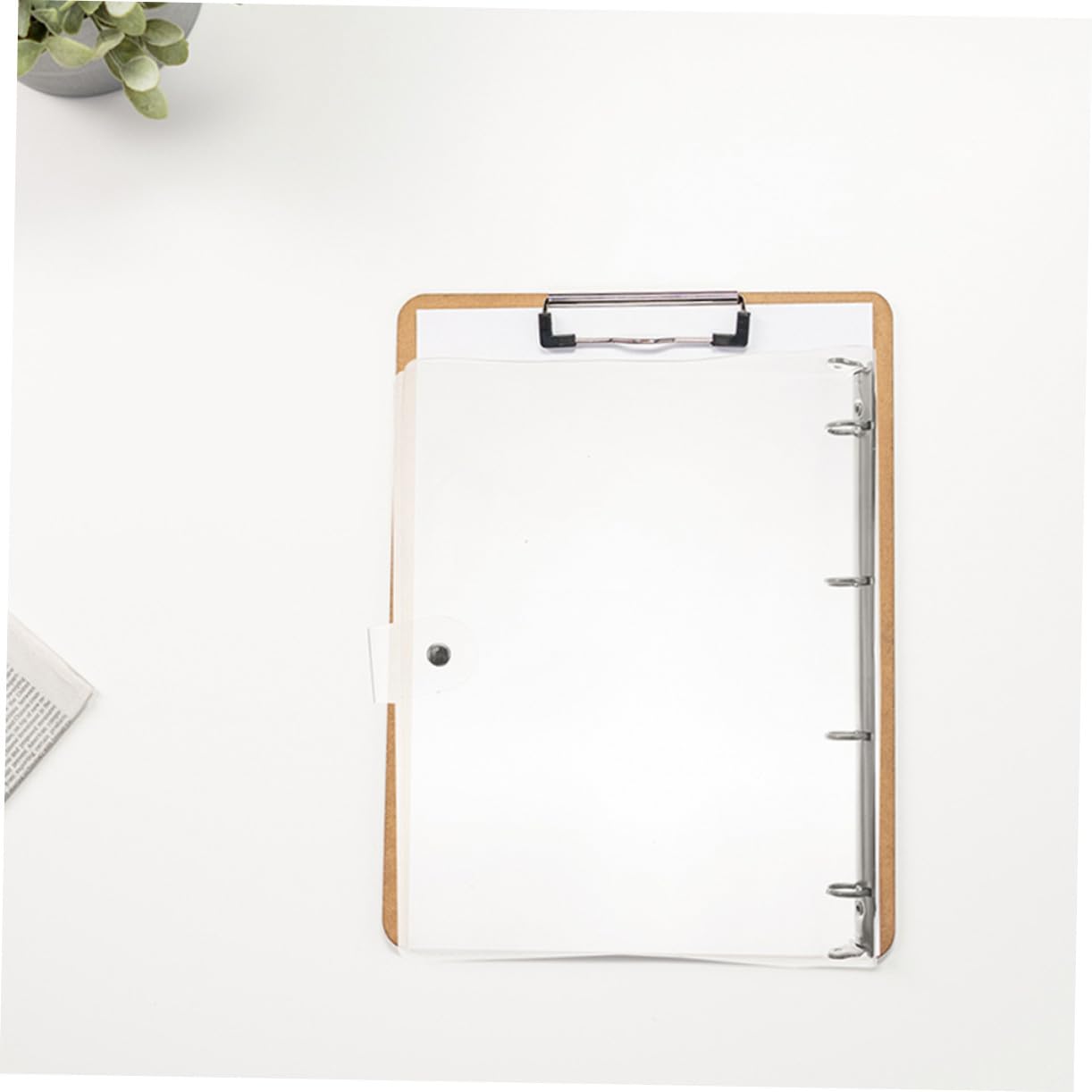 3 Stück Transparenter Ringbuchordner mit System Multifunktionale Dokumentenmappe zur Ordnerorganisation Leichter Robuster File Organizer für Büro und Schule