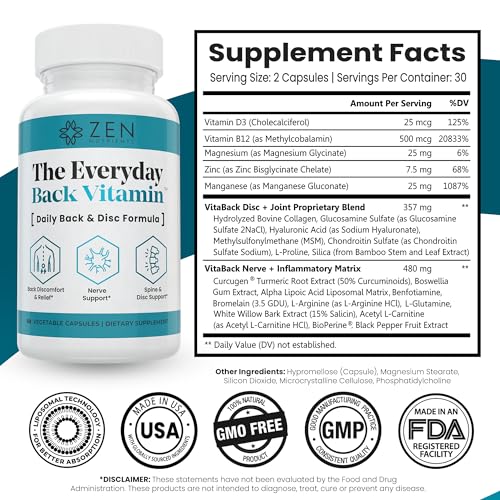Zen Nutrients The Everyday Back Vitamin