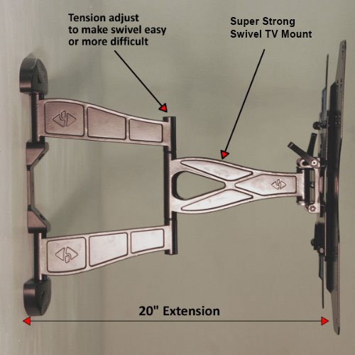 Strong Swivel Tv Wall Mount For Samsung, Vizio, Panasonic, Lg 23 To 55 Inch Tv's, 104-1153 #TOP2