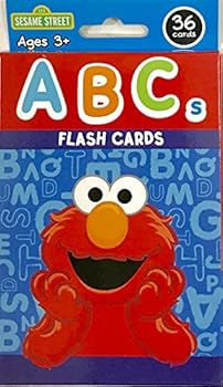 Paperback Sesame Street Educational Flashcards-ABC's with Elmo Book
