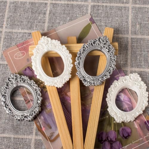 DIYEAH 12pcs Simulation Resin Frame Phone Charm DIY Accessory for Shell — view 6
