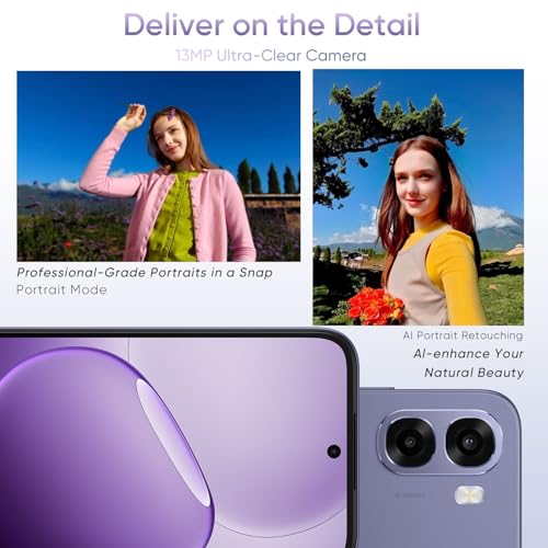 Image of OPPO A6s 5G Smartphone 4+128GB Purple, 6.7-inch HD+ 120Hz Bright Display, 6500mAh Large Battery, 45W SUPERVOOCTM Fast Charge, 5MP Front Camera & 50MP Rear Camera, MediaTek Dimensity 6300, IP64